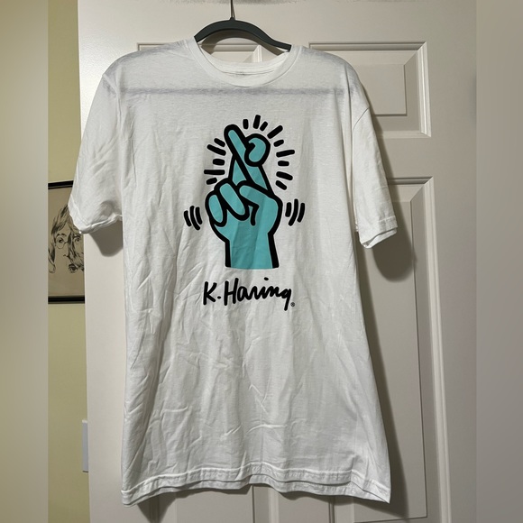 keith haring Other - Keith Haring new designer unique finger cross artist design shirt L